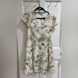 Ann Taylor eyelet lace floral dress